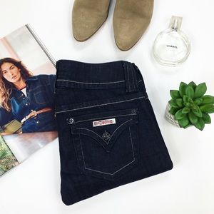 hudson • signature back flap bootcut jeans